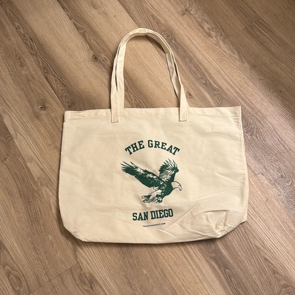 NWOT THE GREAT CREAM CANVAS TOTE